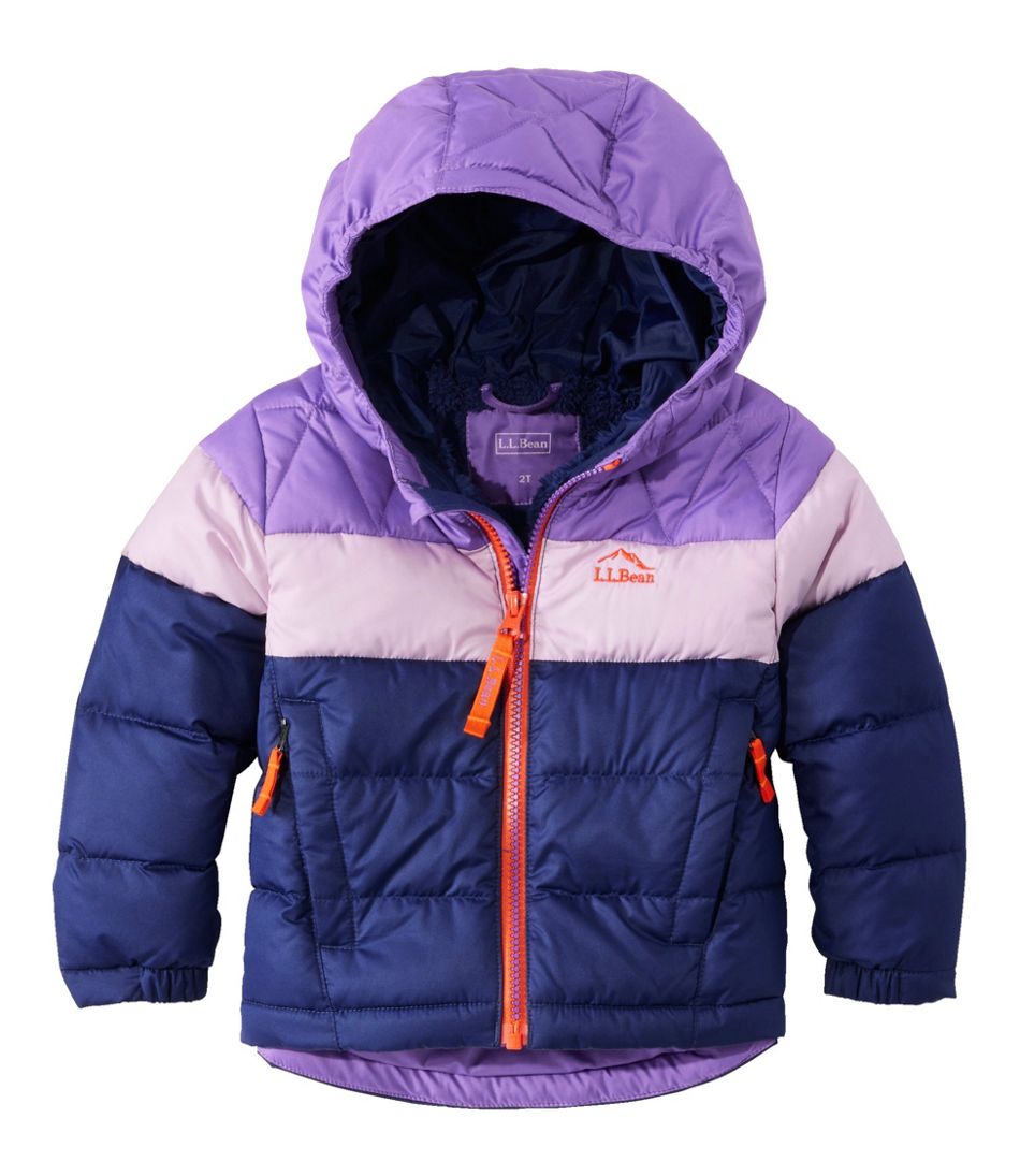 Infants' and Toddlers' Bean's Down Jacket, Colorblock | L.L.Bean
