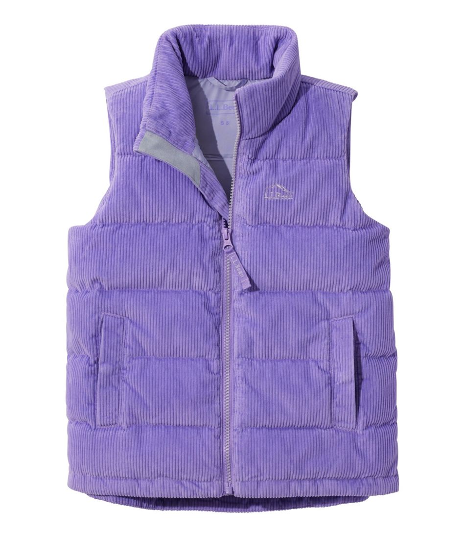 Kids' Bean's Down Corduroy Vest | L.L.Bean