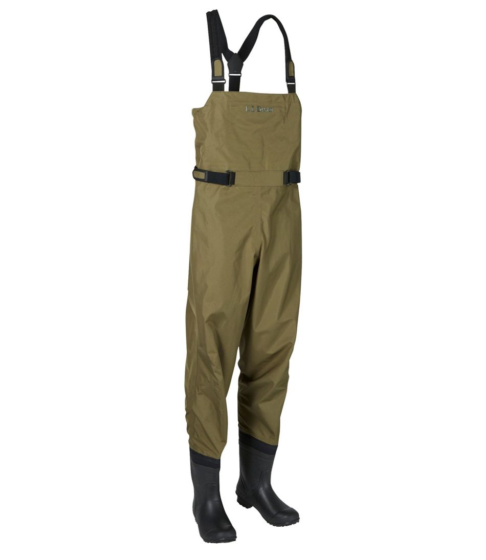 Men's Angler Super Seam TEK Boot-Foot Waders | L.L.Bean
