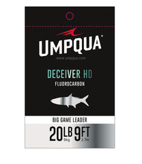 Umpqua Deceiver HD Big Game Fluorocarbon Leader, 9' | L.L.Bean