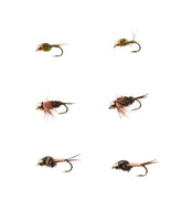 Umpqua Six-Piece Bead Head Nymph Selection | L.L.Bean