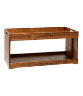 Rustic Wooden Two Tier Boot Tray | L.L.Bean