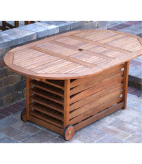 Eucalyptus Storage 7-Piece Dining Set | L.L.Bean