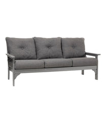All-Weather Patio Sofa with Textured Cushion, Slate Gray | L.L.Bean