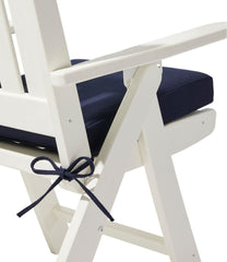 All Weather Folding/Armless Chair Textured Cushion | L.L.Bean