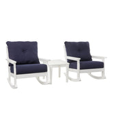 All-Weather Patio Rocker Set with Side Table, White | L.L.Bean