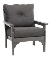 All-Weather Patio Chair with Textured Cushion, Slate Gray | L.L.Bean