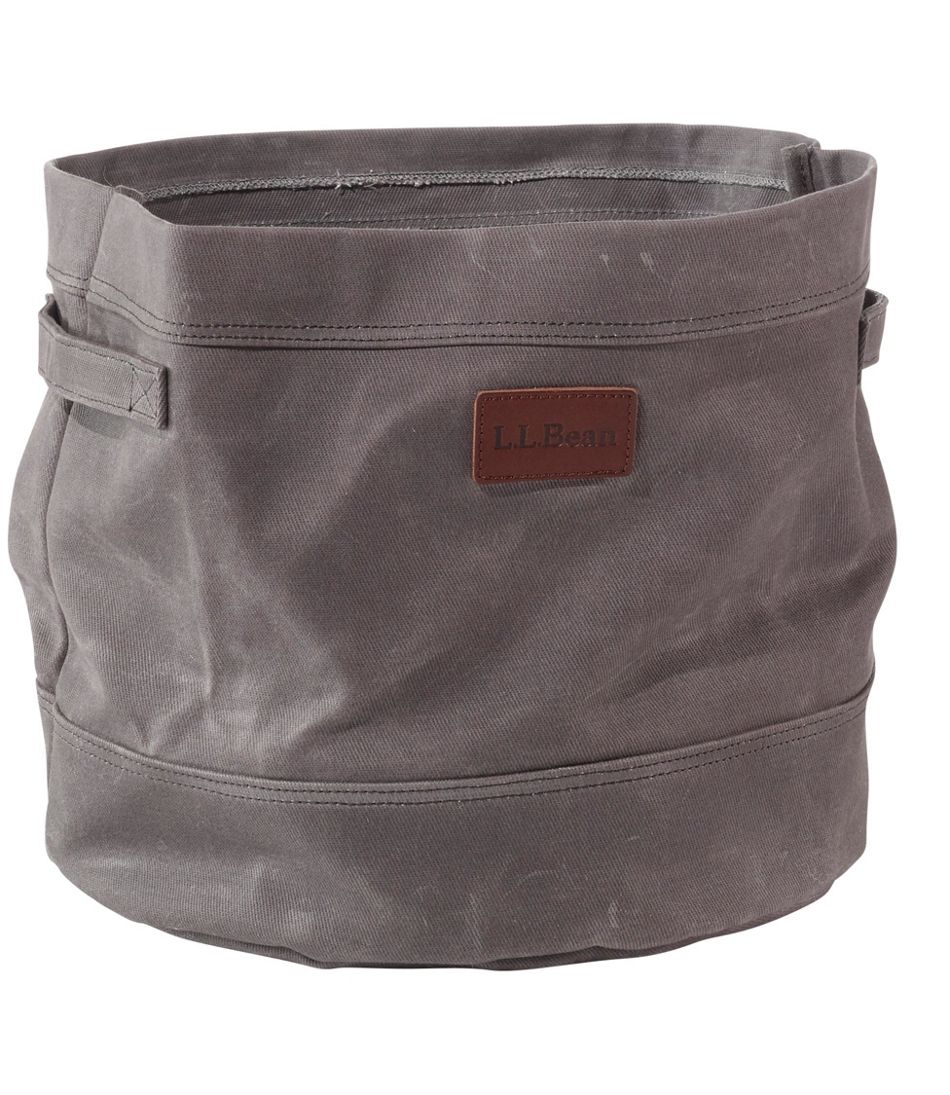 Waxed-Canvas Storage Tote | L.L.Bean