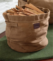 Waxed-Canvas Storage Tote | L.L.Bean