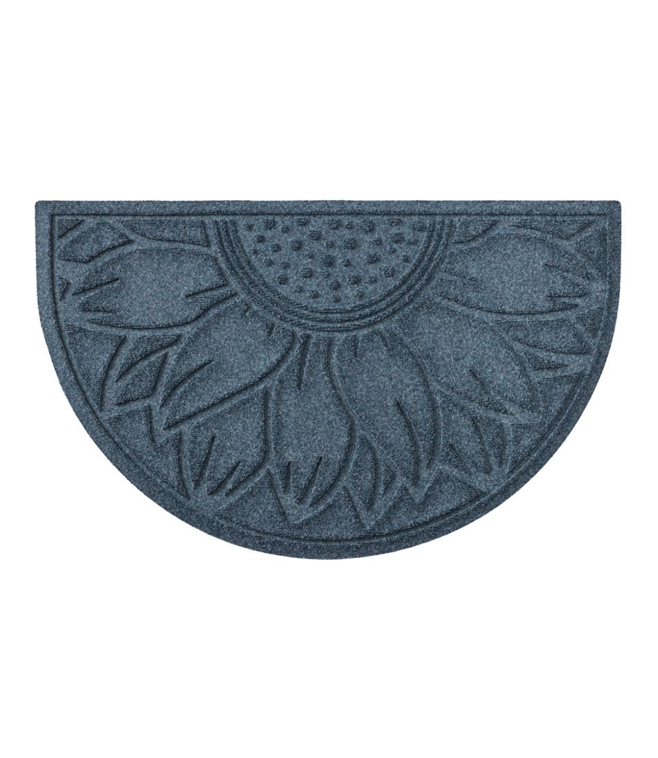 Everyspace Recycled Waterhog Doormat, Half Round, Sunflower | L.L.Bean