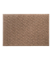 Heavyweight Recycled Waterhog Doormat, Blooming Circles | L.L.Bean