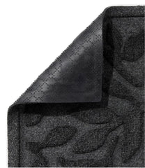 Heavyweight Recycled Waterhog Doormat, Half Round, Woodland Leaf | L.L.Bean