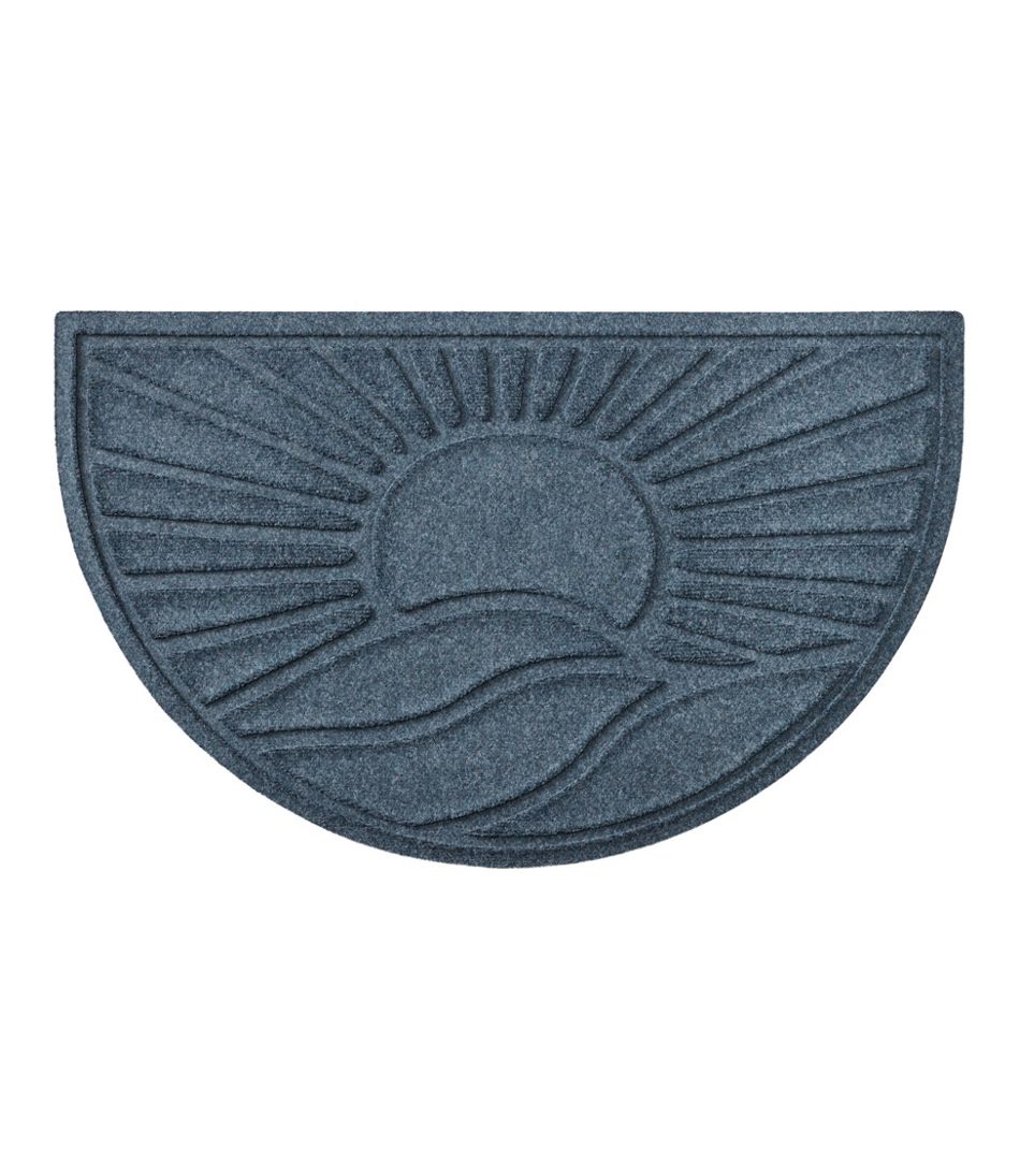 Everyspace Recycled Waterhog Doormat, Half Round, Sunrise | L.L.Bean