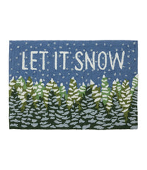 Indoor/Outdoor Vacationland Rug, Frosted Trees | L.L.Bean