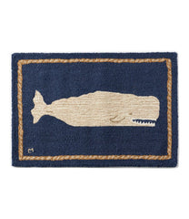 Wool Hooked Novelty Rug, Whale | L.L.Bean