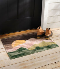Printed Recycled Waterhog Doormat, Sunset | L.L.Bean