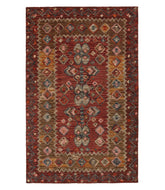 Double Border Wool Hooked Rug, Sienna Multi | L.L.Bean