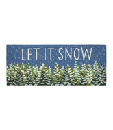Indoor/Outdoor Vacationland Runner, Frosted Trees | L.L.Bean