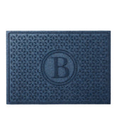 Heavyweight Recycled Waterhog Doormat, Blooming Circles, Personalized | L.L.Bean