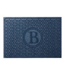 Heavyweight Recycled Waterhog Doormat, Blooming Circles, Personalized | L.L.Bean