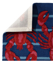 Indoor/Outdoor Vacationland Rug, Lobsters | L.L.Bean