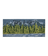 Indoor/Outdoor Vacationland Runner, Lakeside Mountain Scene | L.L.Bean