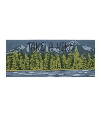 Indoor/Outdoor Vacationland Runner, Lakeside Mountain Scene | L.L.Bean