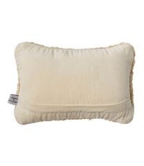 Wool Hooked Throw Pillow, Yellow Labrador, 8" x 12" | L.L.Bean