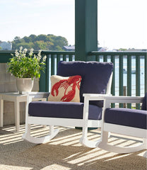 Wool Hooked Throw Pillow, Red Lobster, 14" x 14" | L.L.Bean
