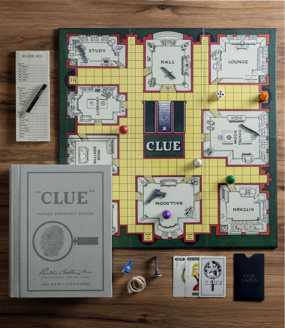 Clue Vintage Bookshelf Game | L.L.Bean