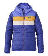 Women's Mountain Classic Puffer Hooded Jacket, Colorblock | L.L.Bean
