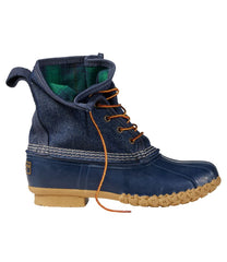 Women's Bean Boots, 8" Denim Insulated Flannel-Lined | L.L.Bean