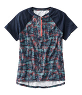 Women's Comfort Cycling Jersey Print Short-Sleeve | L.L.Bean