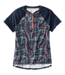 Women's Comfort Cycling Jersey Print Short-Sleeve | L.L.Bean