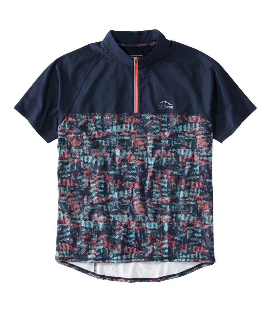 Men's Comfort Cycling Jersey, Short-Sleeve Print | L.L.Bean