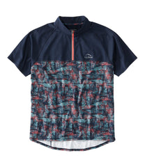 Men's Comfort Cycling Jersey, Short-Sleeve Print | L.L.Bean