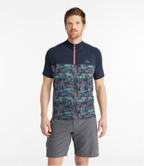 Men's Comfort Cycling Jersey, Short-Sleeve Print | L.L.Bean