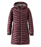 Women's Ultralight 850 Down Hooded Coat, Three-Quarter Length | L.L.Bean