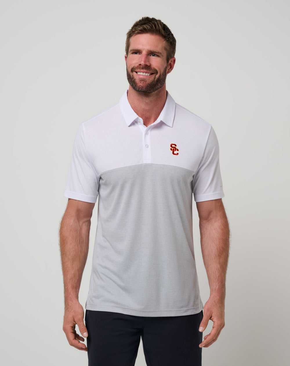 White/Heather Grey Travis Mathew