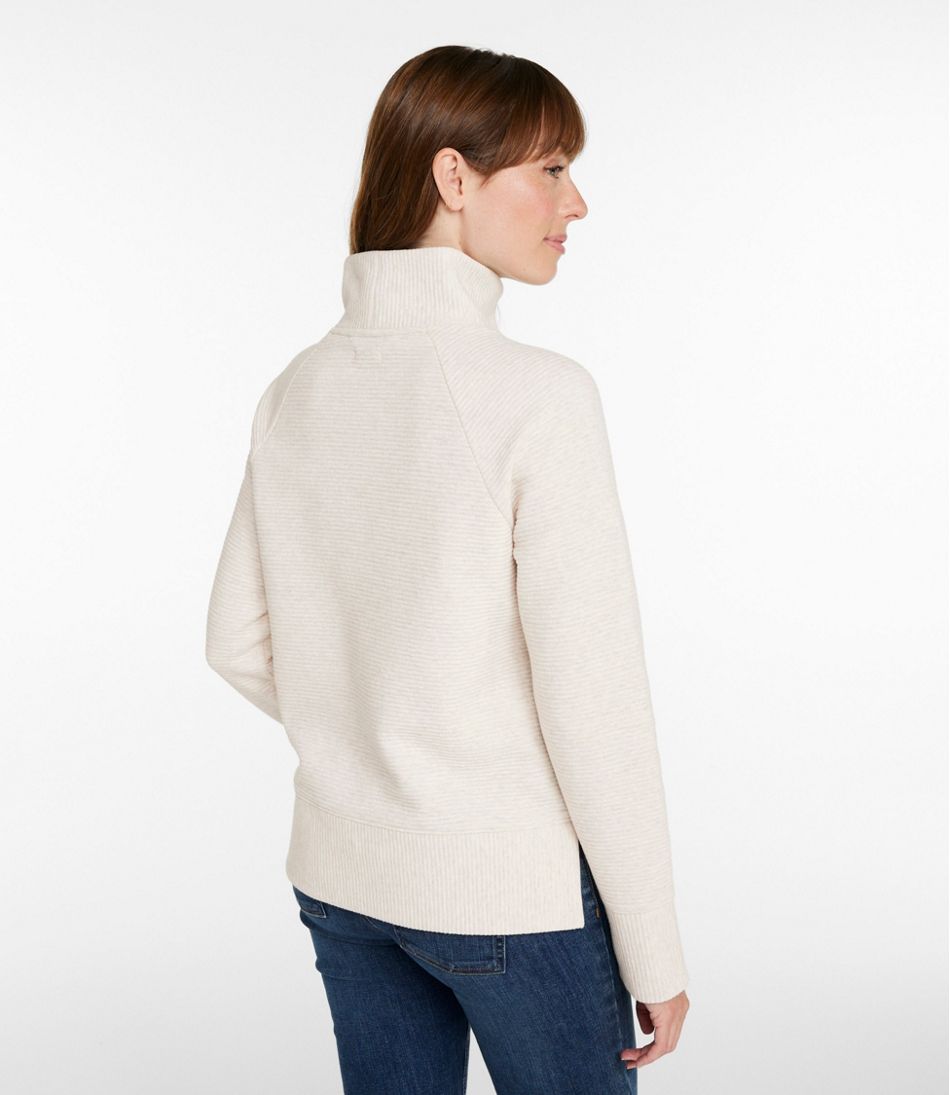 Women's Lakewashed Double-Knit Funnelneck | L.L.Bean