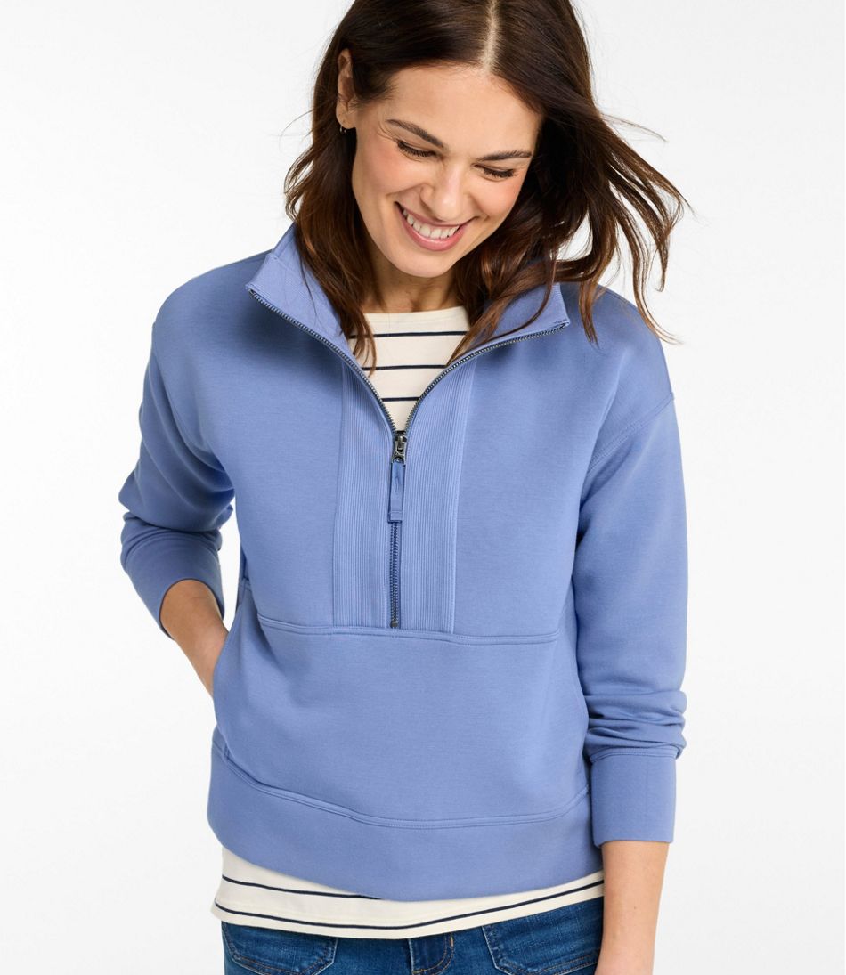 Women's CloudSoft Top, Half-Zip Pullover | L.L.Bean