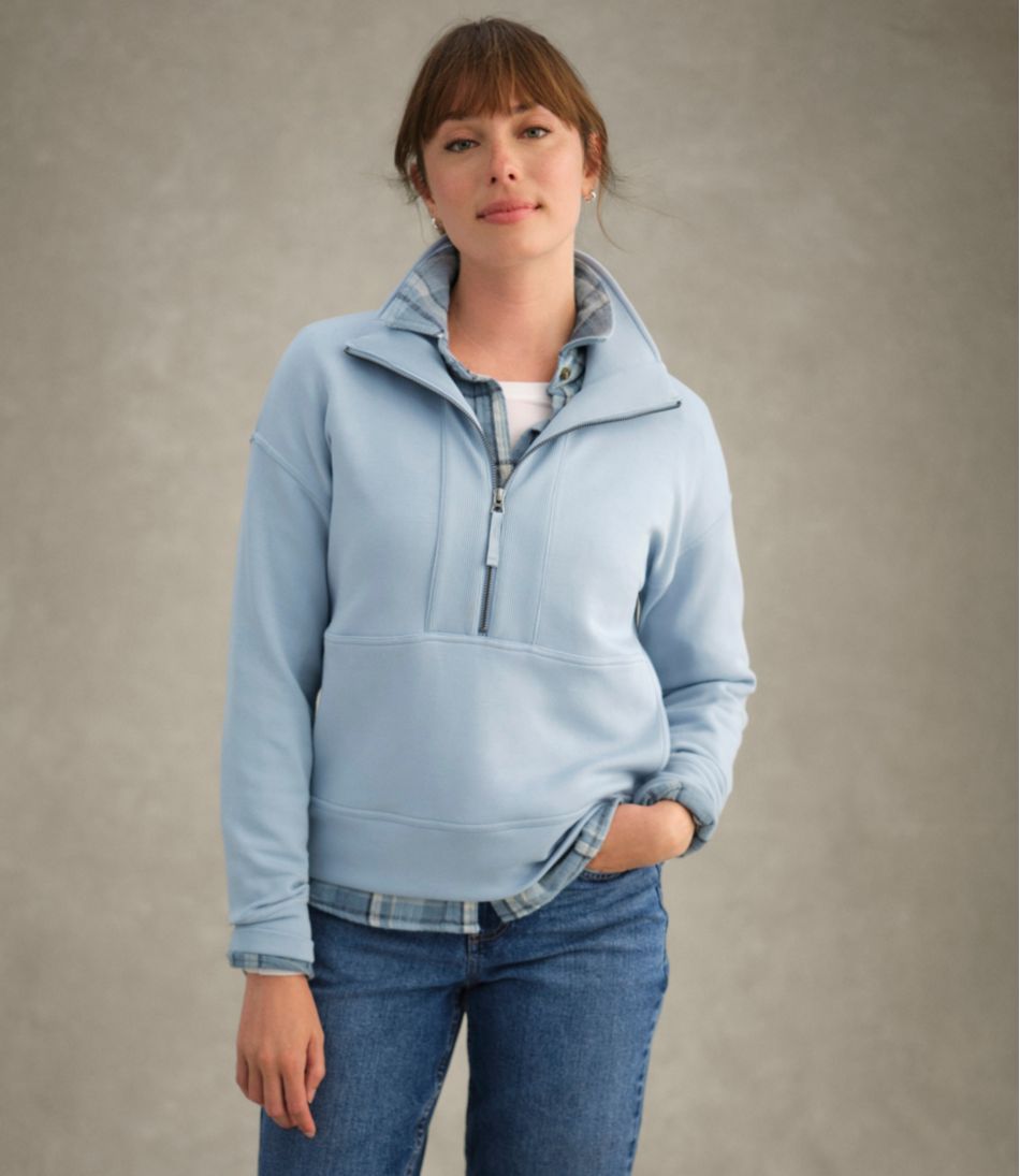 Women's CloudSoft Top, Half-Zip Pullover | L.L.Bean