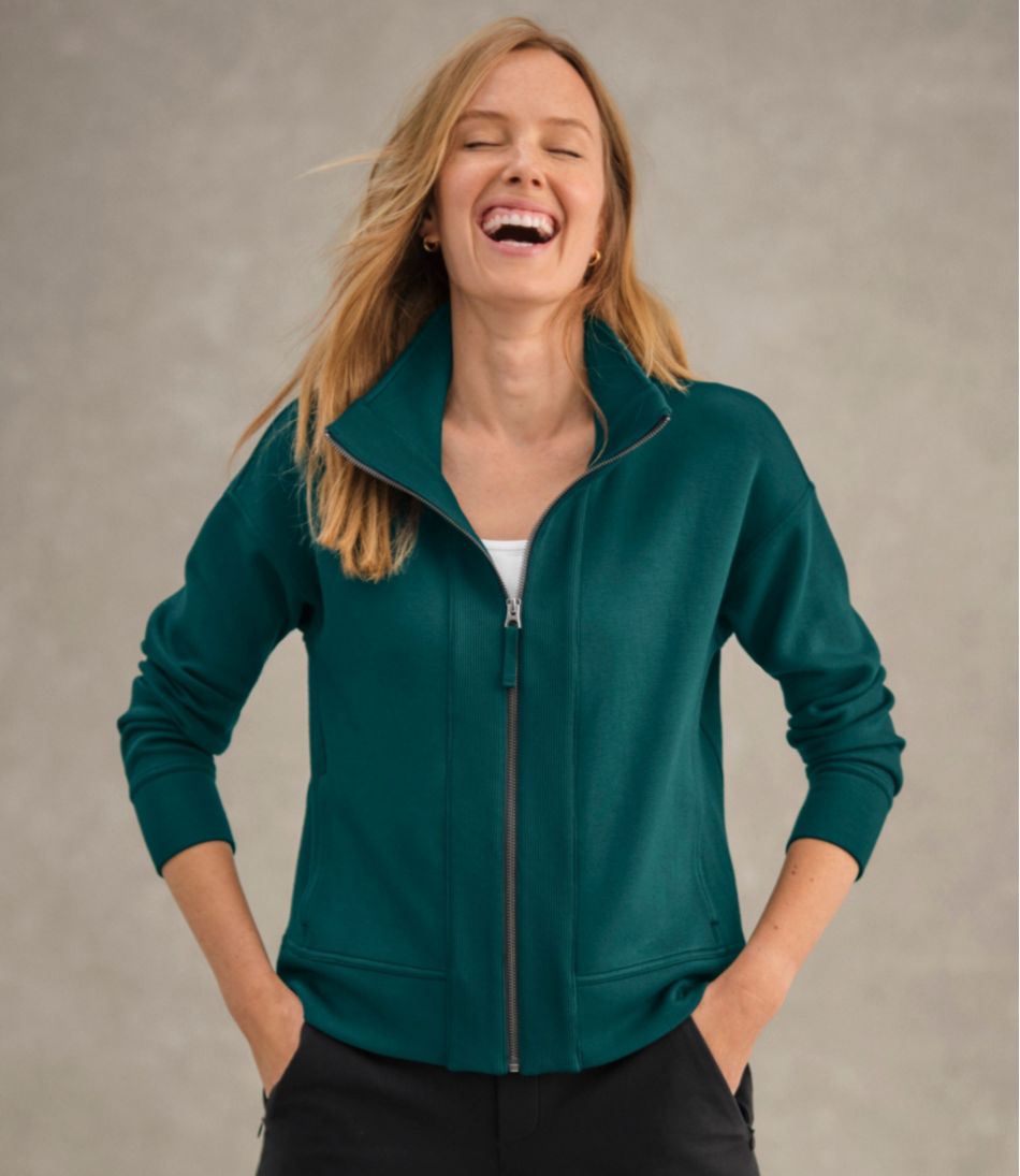 Women's CloudSoft Top, Full-Zip | L.L.Bean