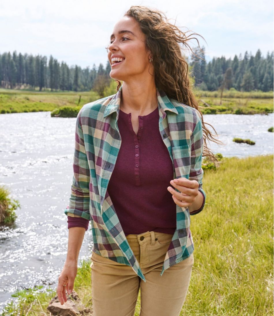 Women's Sunwashed Twill Shirt | L.L.Bean