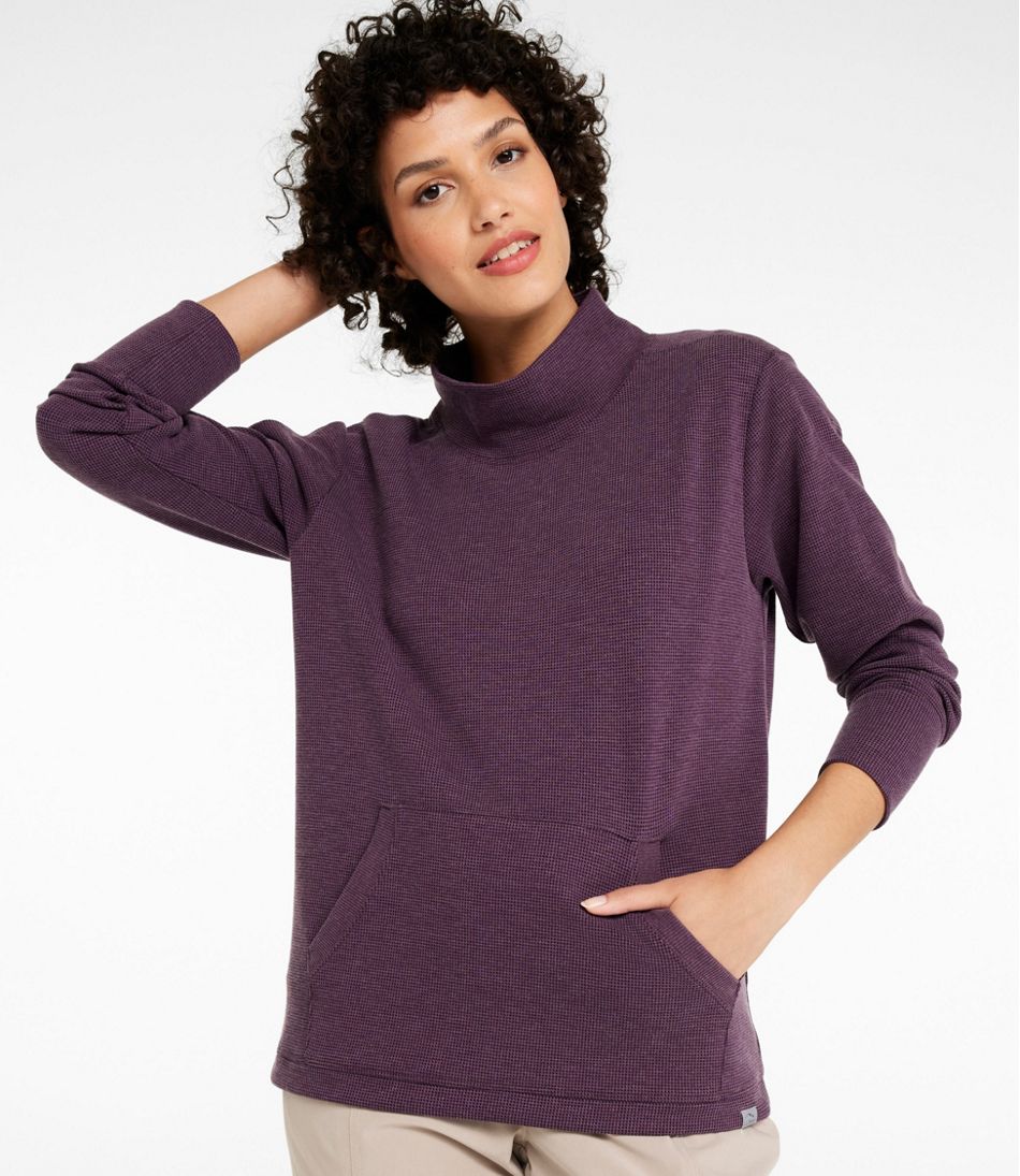 Women's Mountainside Micro Waffle Pullover | L.L.Bean