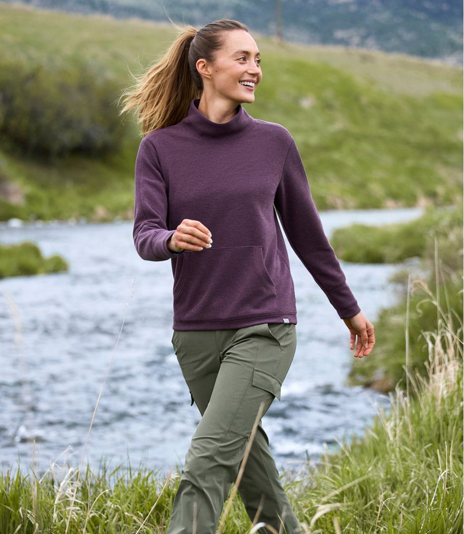 Women's Mountainside Micro Waffle Pullover | L.L.Bean
