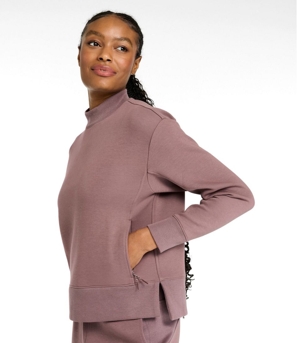 Women's Multisport Mockneck Pullover Sweatshirt | L.L.Bean