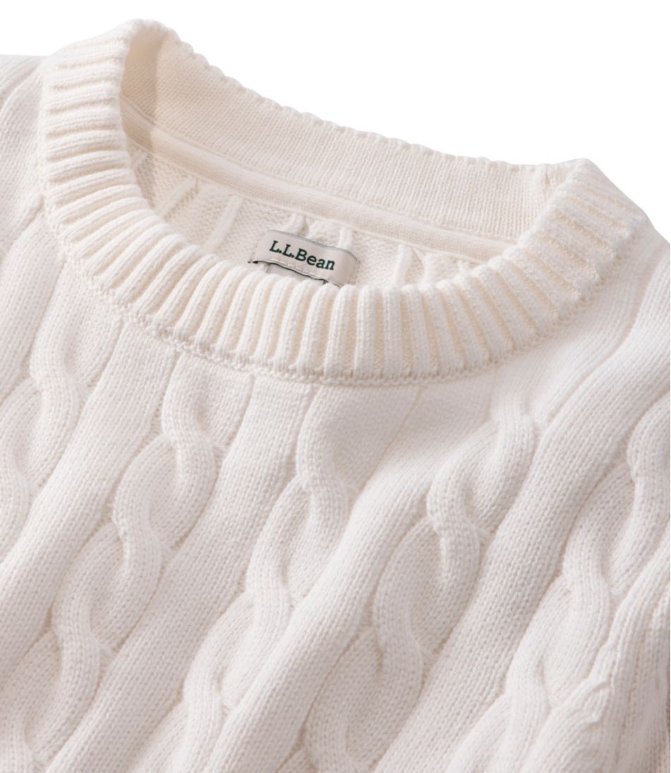 Women's The Original Double L® Sweater, Cable Crewneck | L.L.Bean