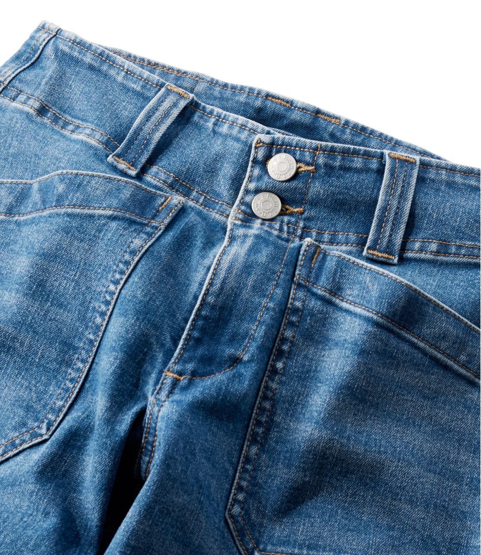 Women's 1912 Field Denim Pants, Mid-Rise Ankle Utility | L.L.Bean