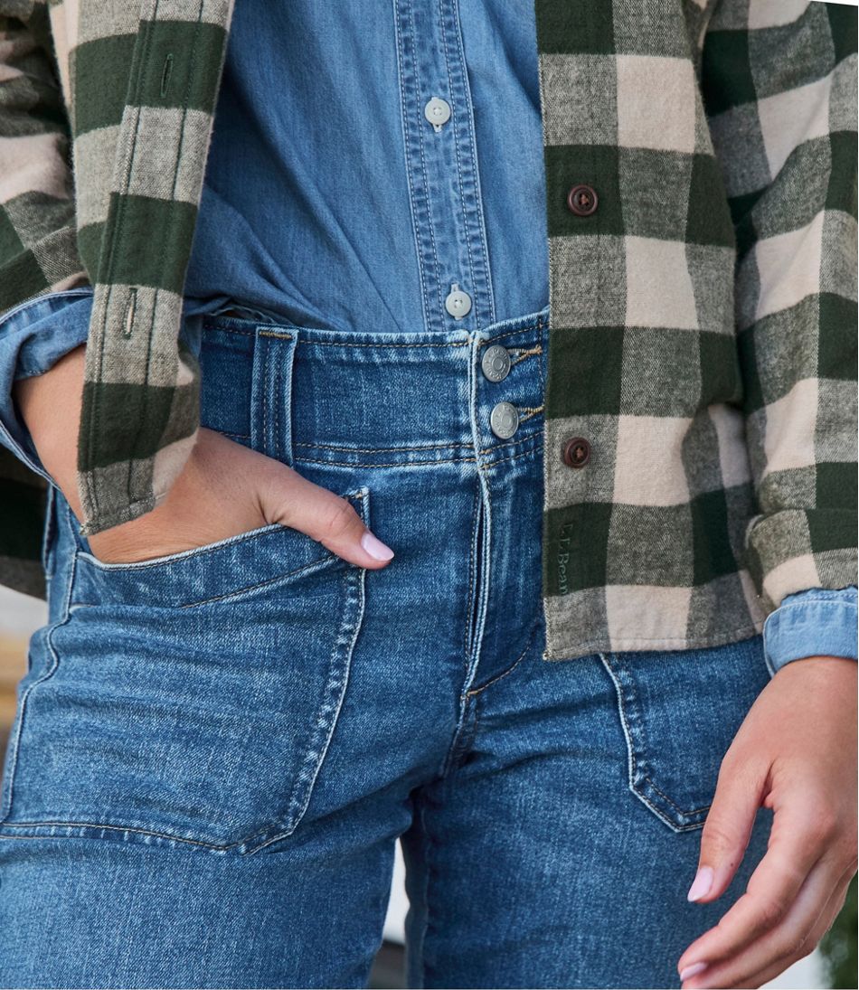 Women's 1912 Field Denim Pants, Mid-Rise Ankle Utility | L.L.Bean